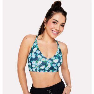 Yitty Smoothed Reality Plunge Bra in Wild Nights Garden Heaux NWT